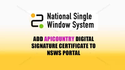 Add DSC To The NSWS Portal