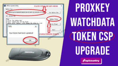 Proxkey Watchdata Token CSP Upgrade