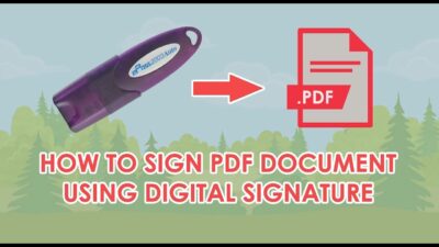 Sign PDF Document Using Digital Signature